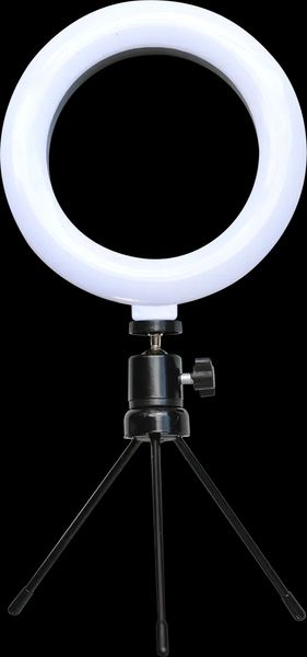 Кільцева світлодіодна лампа Ring Fill Light QX-160 + металевий штатив 1319 фото