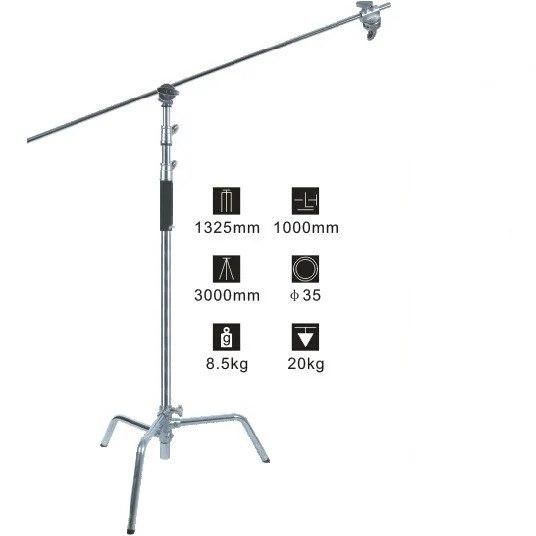 Професійна студійна стійка журавель Profi-light C-stand 330 см з навантаженням до 12 кг 71023 фото