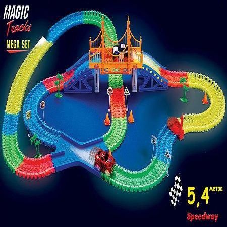 Іграшкова Дорога Трек Magic Tracks 360 деталей Mega Set 2138 фото