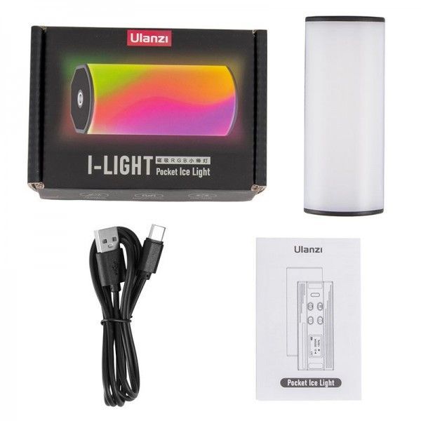 Лампа відеосвітло RGB циліндрична магнітна Ulanzi I-Light 2637 фото