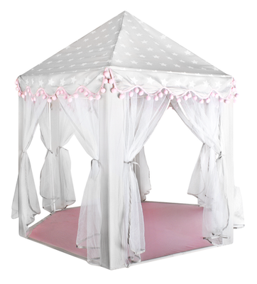 Палатка детская 70 × 140 см серо - розовая Kruzzel 8772 dp7061 фото
