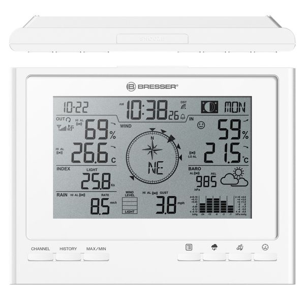 Метеостанція Bresser 7-in-1 Exclusive Line Weather Center Climate Scout (7003100GYE000) 930254 фото
