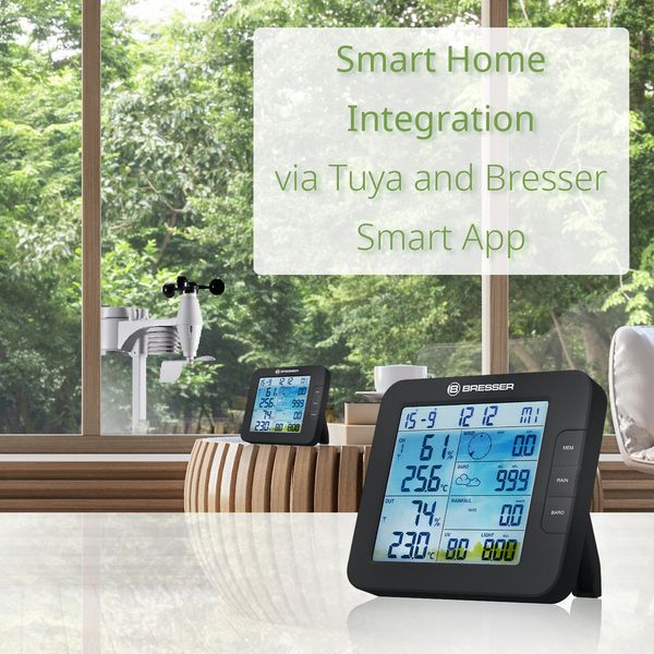 Метеостанція Bresser Smart Home 7-in-1 Weather Center ClimateConnect Grey (7003600QT5000) 930210 фото