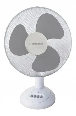 Настільний вентилятор Esperanza EHF003WE Chinook 30 cm Білий Польща 5901299914496 фото