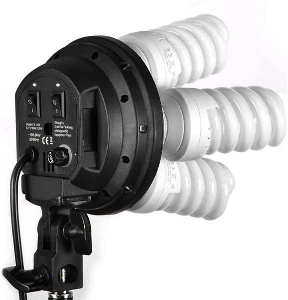 Набір постійного світла софтбокс на 4 лампи Prolighting 50x70 + Стійка + Лампи 45 Вт. 4672 фото