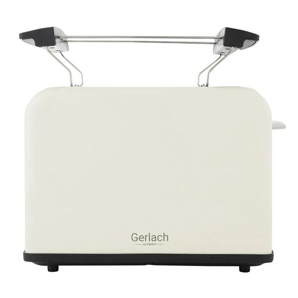 Тостер з LCD дисплеєм та підставкою для підігріву Gerlach GL 3221 cream 5903887802116 фото