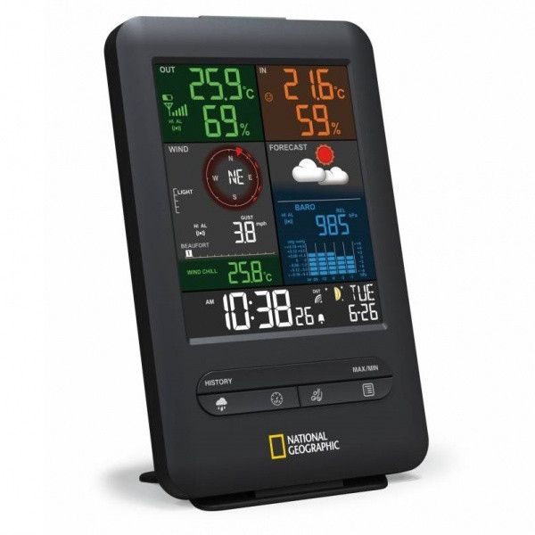 Метеостанція National Geographic Weather Center 5-in-1 256 colour Black (9080500) 927576 фото