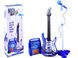 Дитяча електро гітара з мікрофоном та підсилювачем блакитна 1554 9x2294 фото 1
