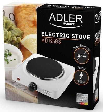 Електрична плита Adler AD 6503 1500 Вт Польща 2840 фото