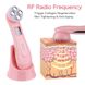 Мікрострумовий масажер для обличчя з функцією RF та LED фототерапії з ефектом ліфтингу шкіри Y-618R Рожевий 1113 фото 3