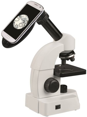 Мікроскоп Bresser Junior 40x-640x з набором для дослідів та адаптером для смартфона (8856000) 929316 фото