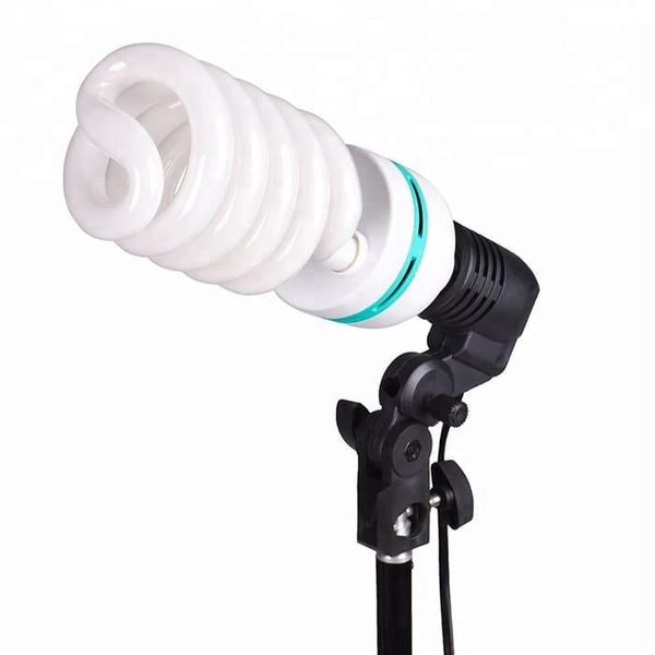 Флуоресцентна лампа Fotobestway 65 Вт, цоколь E27, 5500 K лампа для студійного світла 4540 фото