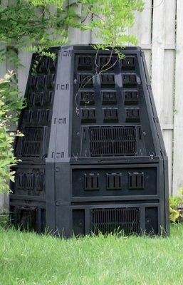Компостер садовий Prosperplast "Evogreen", колір: чорний, 850 л IKEL850C-S411 фото