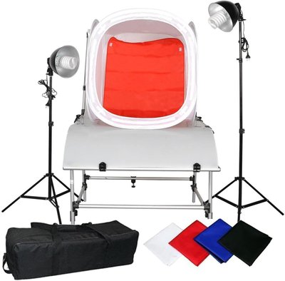 Набір для предметної зйомки Cube Box з лампами та штативами CA9048 CA9048 фото