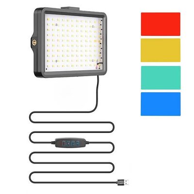 Светодиодная лампа LED Square Fill Light 19 х 12.5 см видео свет с цветными фильтрами для фото видео 1391 фото
