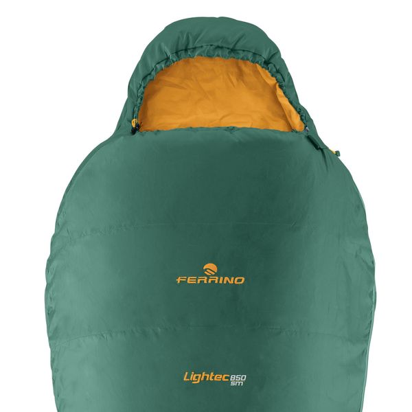 Спальний мішок Ferrino Lightec SM 850/+4°C Green/Yellow (Left) 928102 фото
