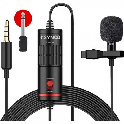 Петличний мікрофон для камер, телефонів Synco Lav-S6 Lav-S6 фото