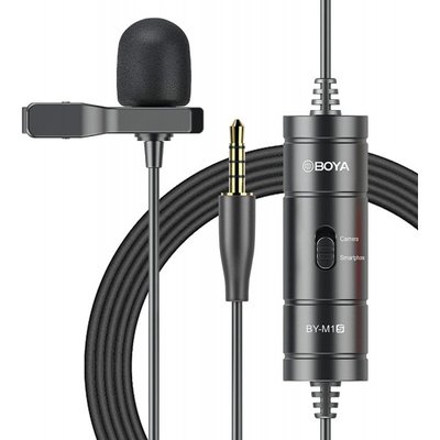 Микрофон петличный для телефона камеры 3.5мм 6м BOYA BY-M1S BY-M1S фото