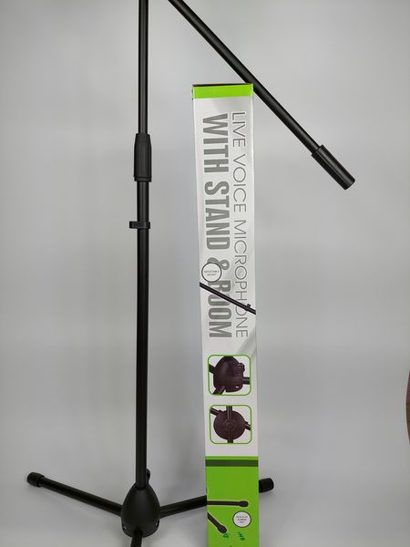 Професійна мікрофонна стійка BNK BK200 (підлоговий журавель на 2 мікрофона) 4750 фото