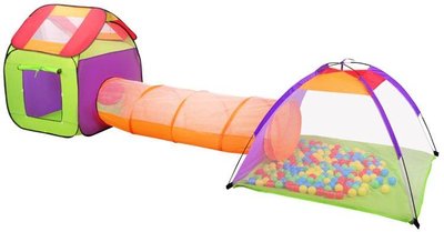 Палатка детская с туннелем и мячи 200 шт 2881 2881 фото