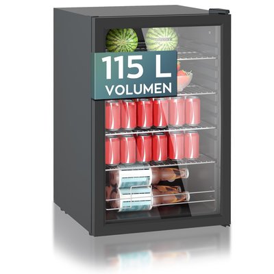 Мини-холодильник со стеклянной дверцей 115 л HEINRICH'S HGK 3115 Германия 53425 фото