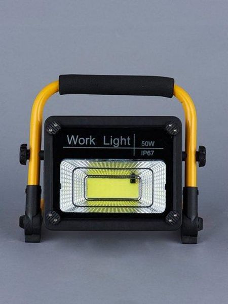 Прожектор акумуляторний 50W Solar Light W743 із сонячною панеллю 5000 mAh USB 9000 фото