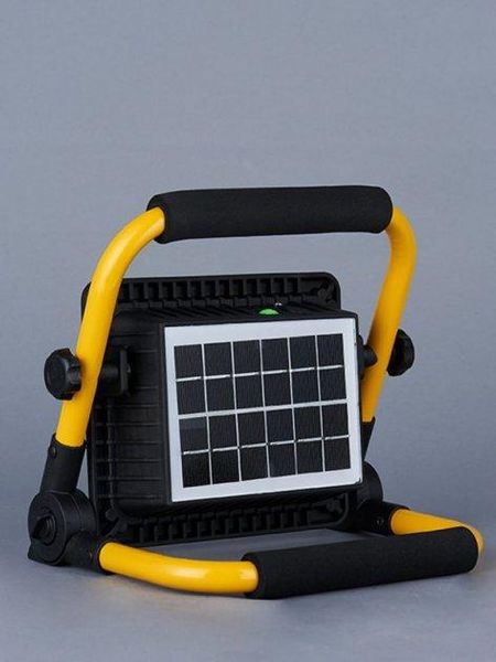 Прожектор акумуляторний 50W Solar Light W743 із сонячною панеллю 5000 mAh USB 9000 фото