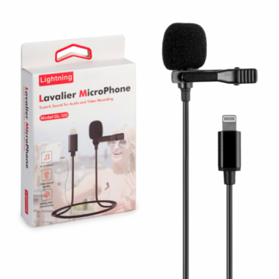 Мікрофон петличка lavalier GL-120 Lightning для Apple iPhone 4640 фото