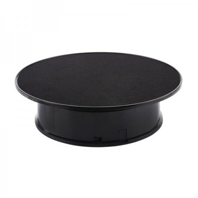 Предметний стіл поворотний 30см чорний для фото-відеозйомки Puluz TBD048631602B TBD048631602B фото