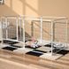Вольєр металевий для собак та цуценят Springos 160 x 80 x 80 см Чорний 31114 фото 9