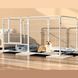 Вольєр металевий для собак та цуценят Springos 160 x 80 x 80 см Чорний 31114 фото 6