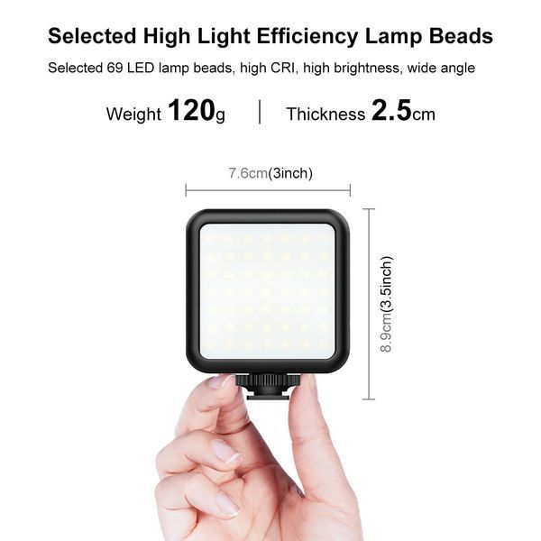 Накамерный свет Puluz PU560B LED RGB 2500К-9000К PU560B фото