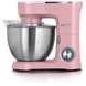 Планетарный кухонный миксер 8 л 1400 Вт розовый HEINRICH'S HKM 8078 ROSA Германия 62415_RÓŻOWY фото 1