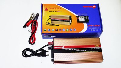 Інвертор Powerone 1300W із зарядкою 12V 220V 2145 фото