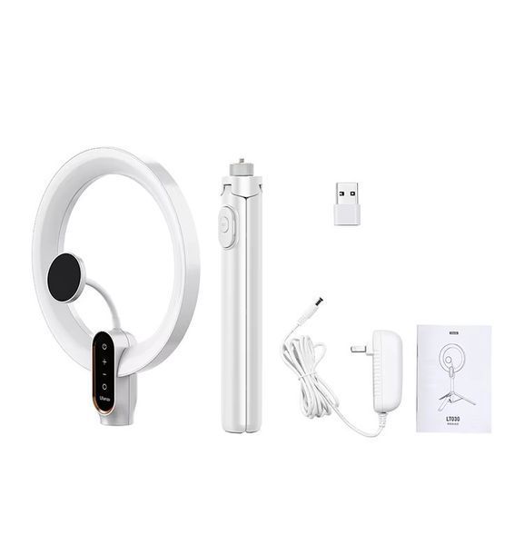 Кільцева лампа 26 см для телефона CRI96+ 3000-6000 К 58-175 см MagSafe Ulanzi LT030 4833 фото