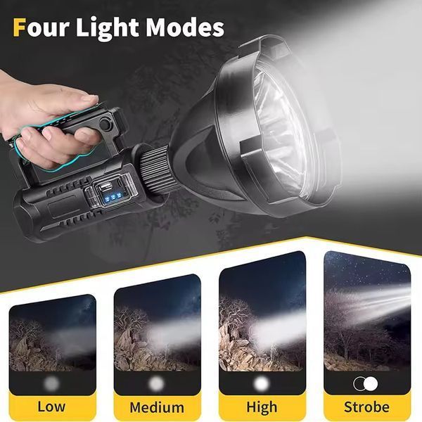 Ліхтар великий XHP50 3x 18650 8000 мА&middot;год 20 Вт AC Prof LED1098 LED1098 фото