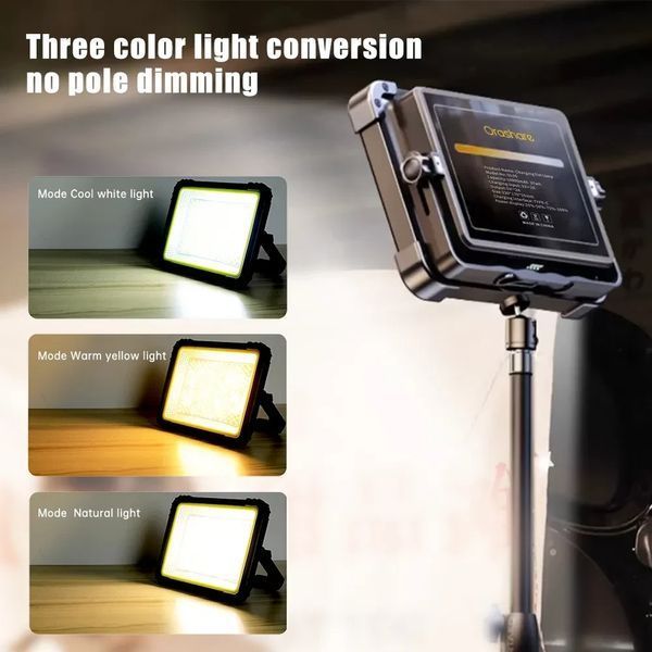 Светодиодная LED лампа с аккумулятором Camera Light MM-600 + штатив 1360 фото