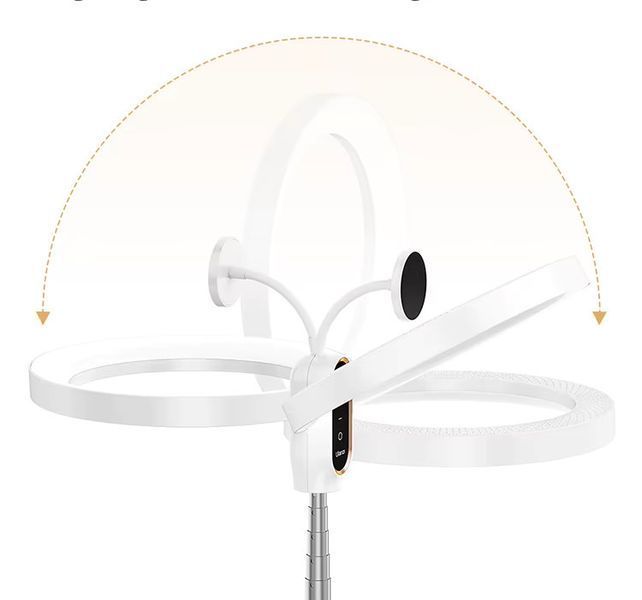 Кільцева лампа 26 см для телефона CRI96+ 3000-6000 К 58-175 см MagSafe Ulanzi LT030 4833 фото