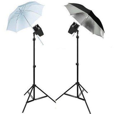 Набір студійного імпульсного світла FST EG-180KA із парасольками CA0906/2 фото