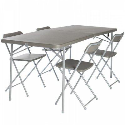 Стіл з Vango Orchard XL 182 Table and Chair Set Grey (TBNORCHARG10T) 928212 фото