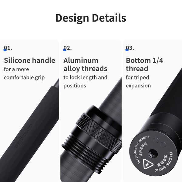 Монопод довгий для Insta 360 карбоновий aMagisn 3 метри TBD06055237 фото
