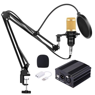 Мікрофон BM 800 з фантомним живленням та підставкою 2653 фото