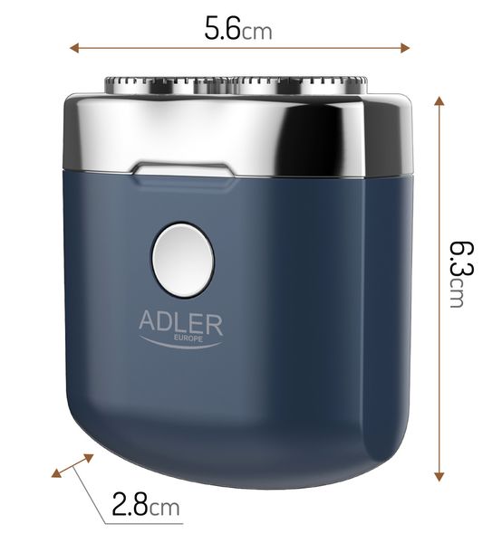 Бездротова дорожня бритва Adler AD 2937 з USB 8032 фото