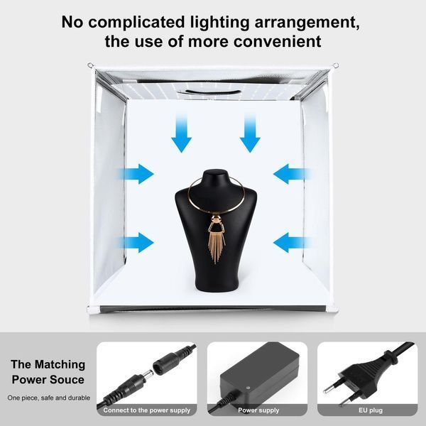 Світловий лайткуб 40 см Puluz PU5040EU фотобокс 144 LED PU5040EU фото