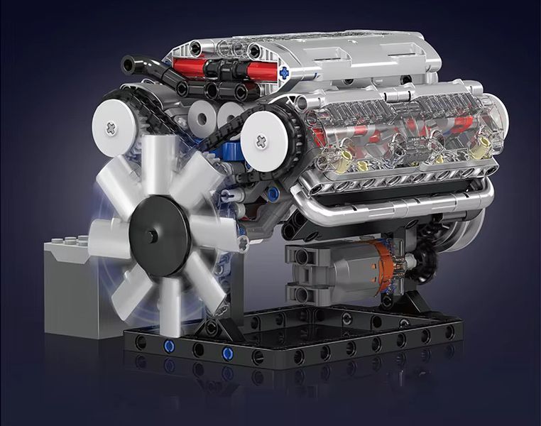 Конструктор двигатель мотор V8 535 деталей Mould King Mking Engine 10088S 5194 фото