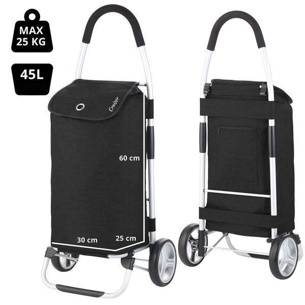 Сумка-тележка ShoppingCruiser Foldable 45 Black (604320) 927297 фото