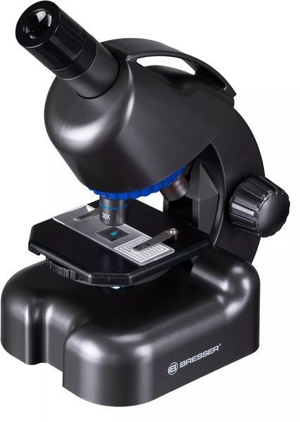 Микроскоп Bresser Junior CM-04 100x-900x Black с набором для опытов и адаптером для смартфона (14951) 931504 фото