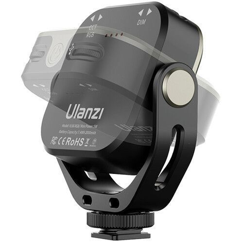 Видеосвет с регулировкой наклона CRI 95+ 2500-6500К Ulanzi VL66 RGB 4845 фото