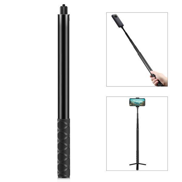 Монопод невидимый для Insta 360 алюминиевый 35-150см Puluz PU816 PU816 фото