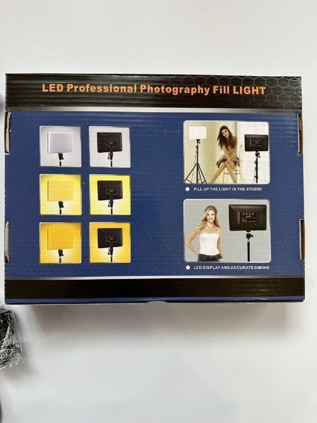 Светодиодная лампа Camera light PL-26 для студийной фотосъемки 2700-6500 K + Штатив 1365 фото